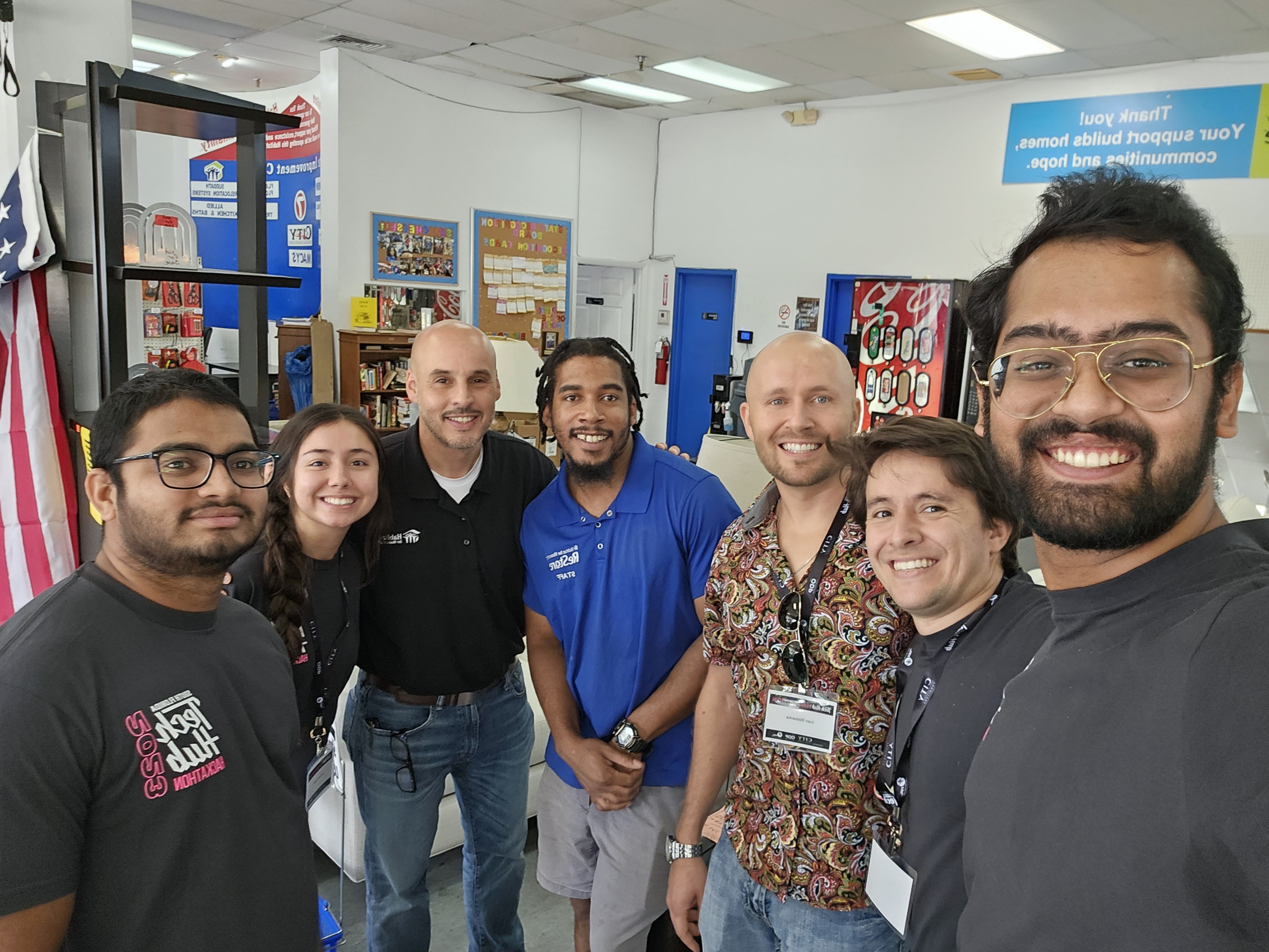 Selfie with Mark, the Store Manager